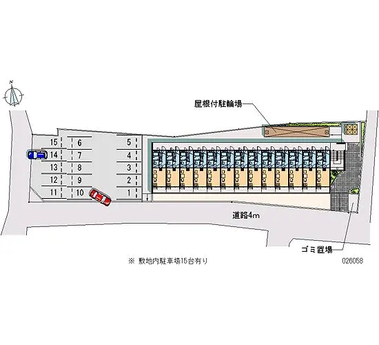 ★手数料０円★富士見市鶴瀬東　月極駐車場（LP）